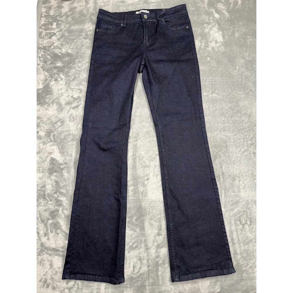 Route 66 Slim Bootcut Jeans Dark Wash Indigo Stretch Denim Size 28